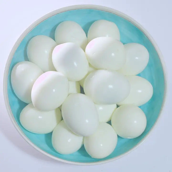 Peeled Hard Boiled Eggs